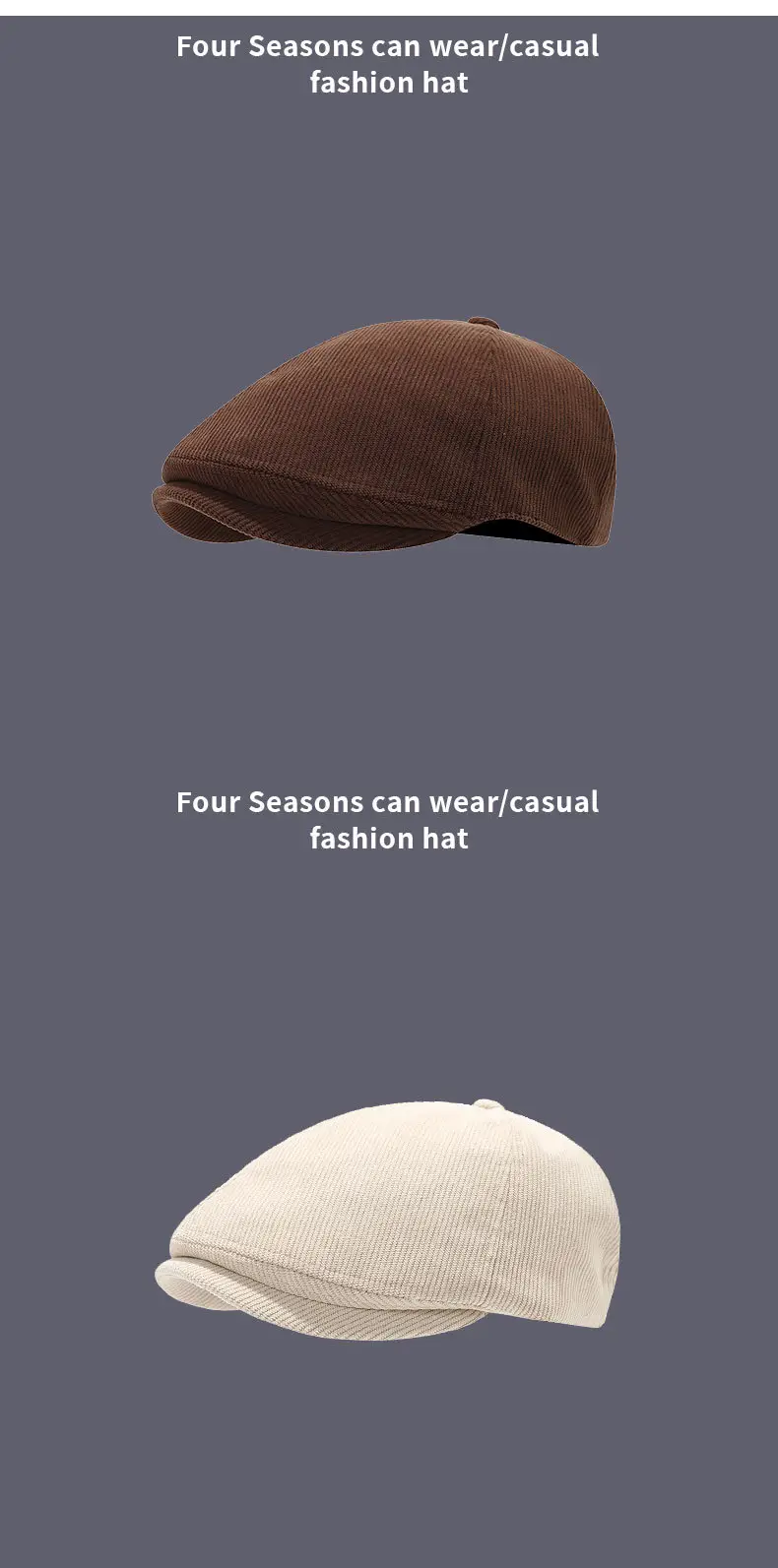 Black Japanese-Style Forward Cap for Women Winter — feature 10