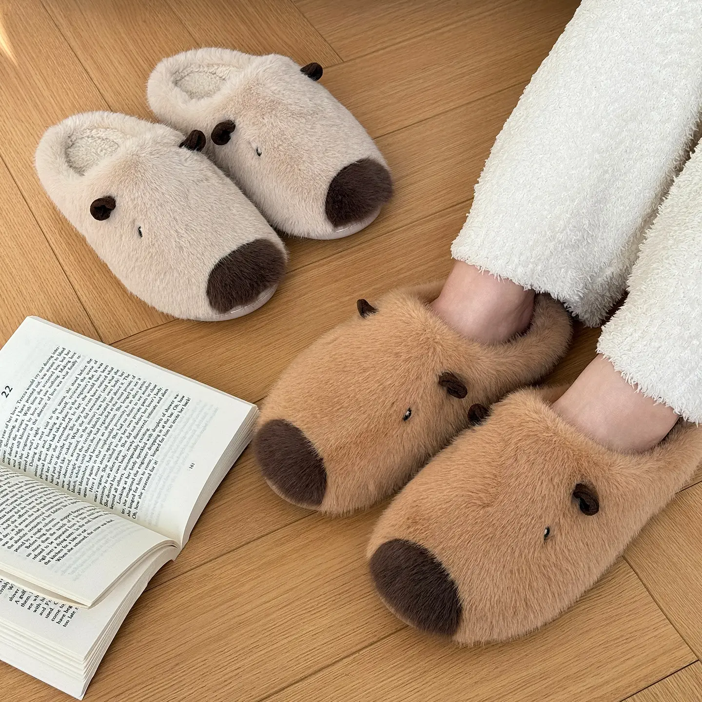 Nanbowan Plush Slippers for Women Winter 2025 - Image 4