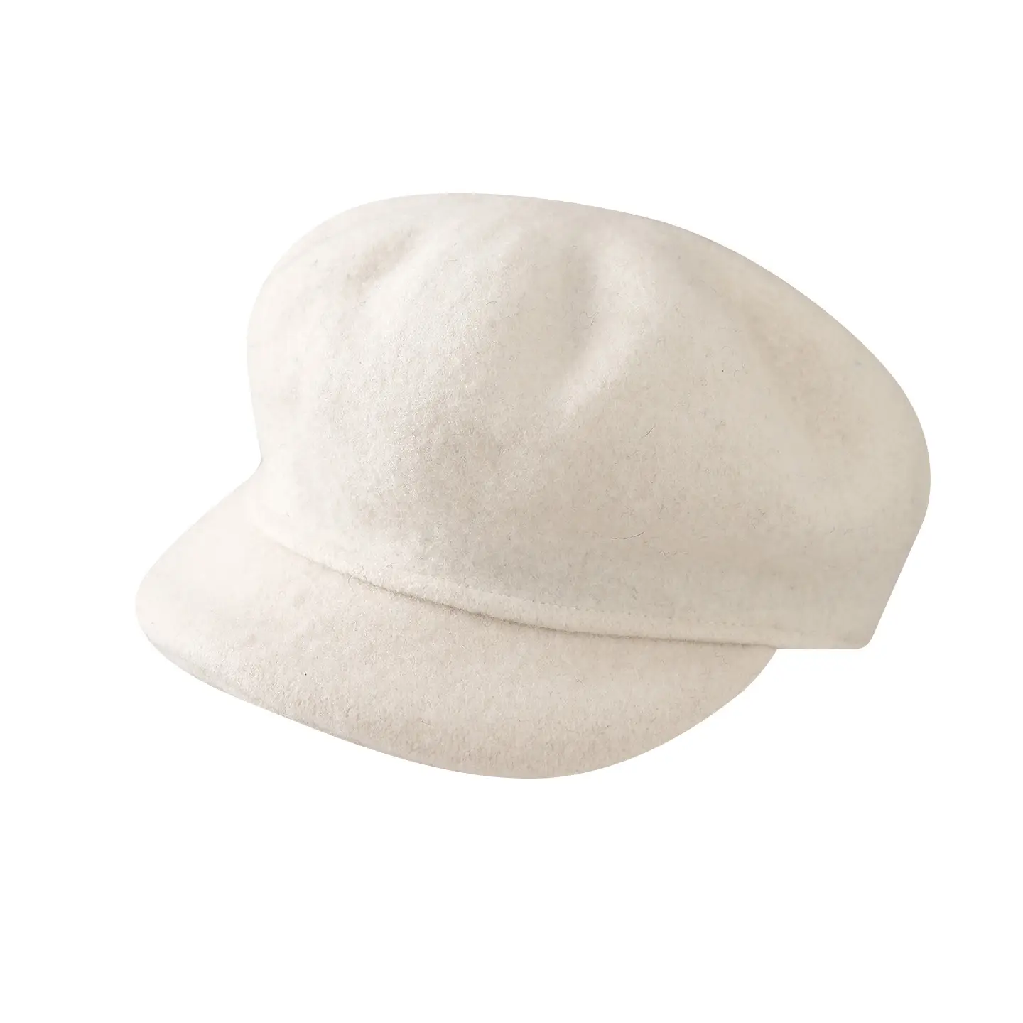 Autumn Woolen Newsboy Hat Gray Japanese Style - Image 7