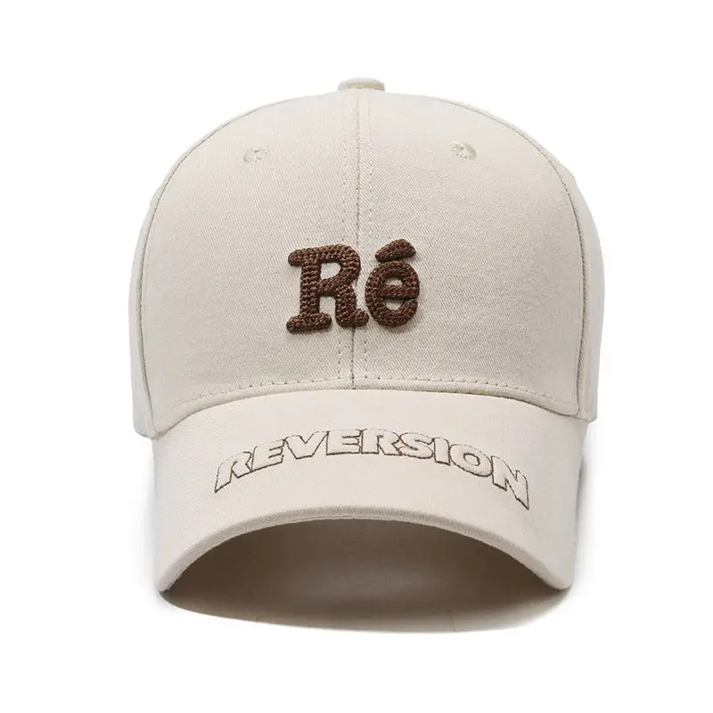 Women's Beige Embroidered Baseball Cap with "FASHION" Text - Image 9