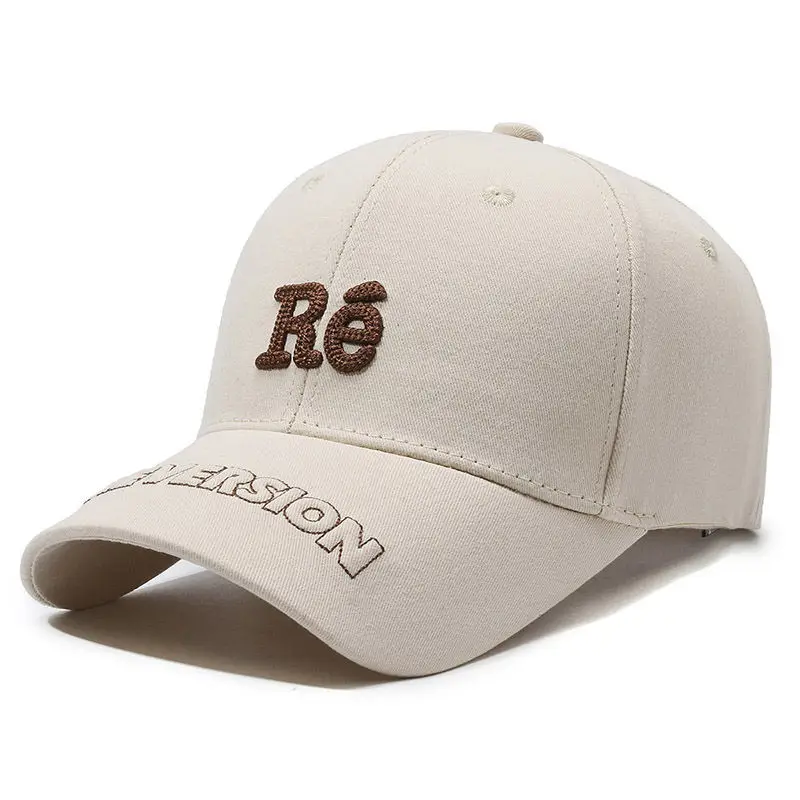 Women's Beige Embroidered Baseball Cap with "FASHION" Text - Image 10