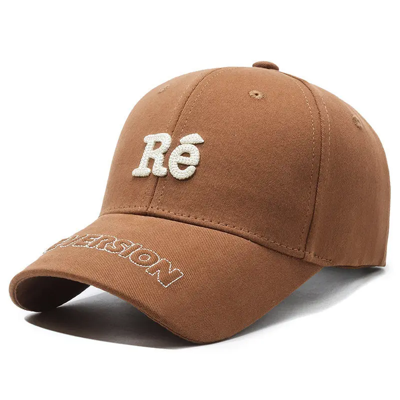 Women's Beige Embroidered Baseball Cap with "FASHION" Text - Image 4