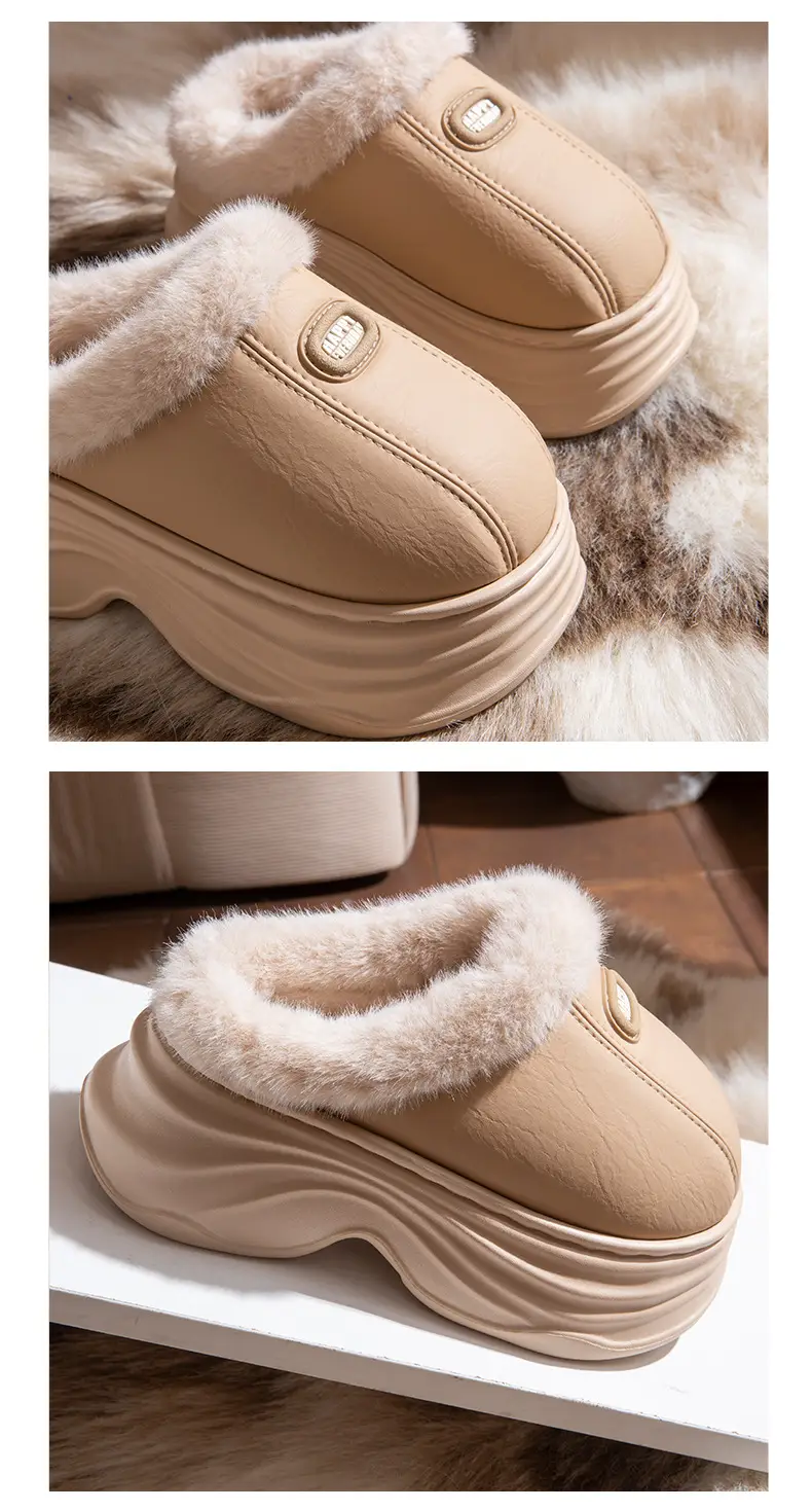 2025 New Winter Cotton Slippers for Women with Velvet and Velvet to Keep Warm at Home, Non-Slip Thick Soles, Cotton Shoes for Men in Winter — feature 10