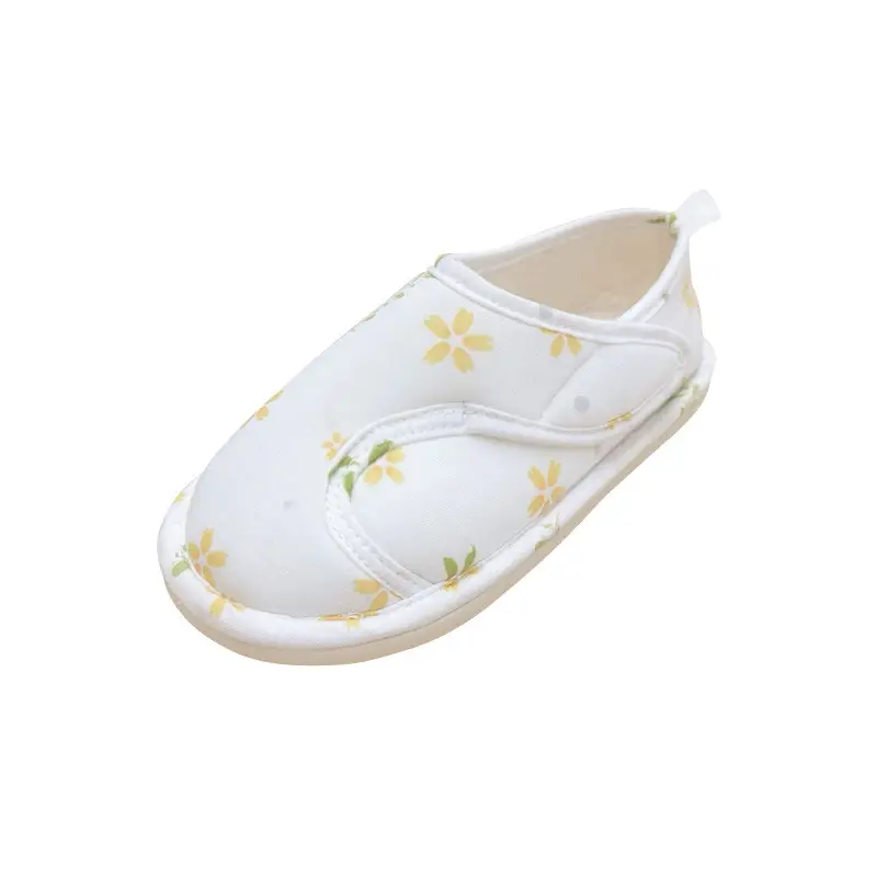 New Spring and Summer Confinement Shoes Non-Slip Women's Soft-Soled Velcro Breathable Slippers Home Maternity Postpartum Cotton Slippers
