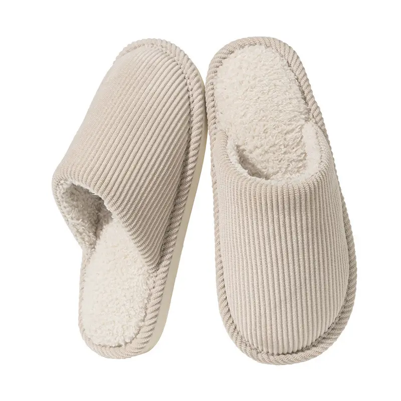 Elderly Non-Slip Silent Cotton Slippers Women Men Winter Warm - Image 10