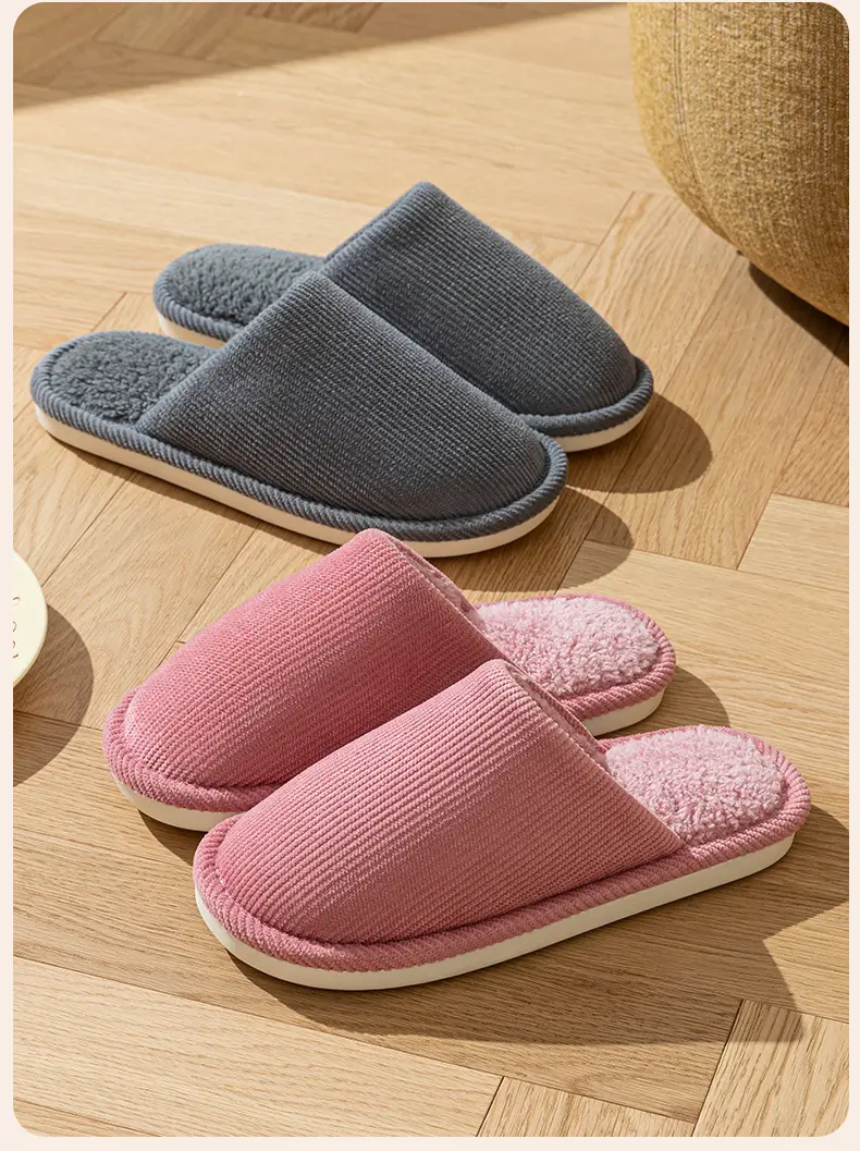 Elderly Non-Slip Silent Cotton Slippers Women Men Winter Warm — feature 16