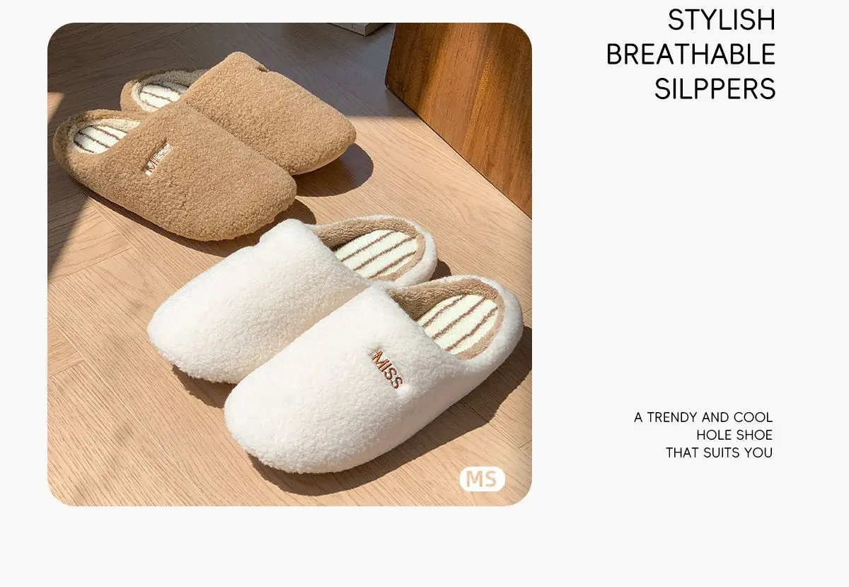 Winter Cotton Silent Slippers 2025 Warm Home — feature 5