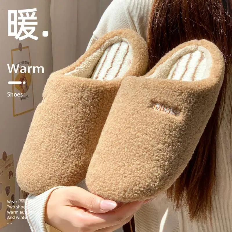 Winter Cotton Silent Slippers 2025 Warm Home