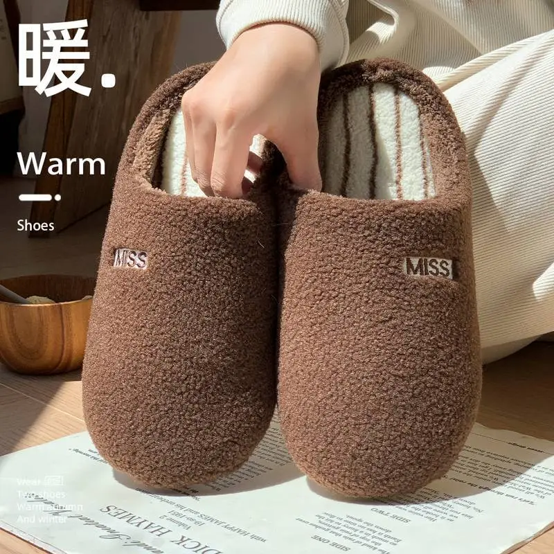 Winter Cotton Silent Slippers 2025 Warm Home
