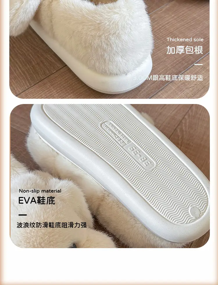2025 Cartoon Cute Little Milk Dog Cotton Slippers Women's Bag Heel Cotton Shoes — feature 12