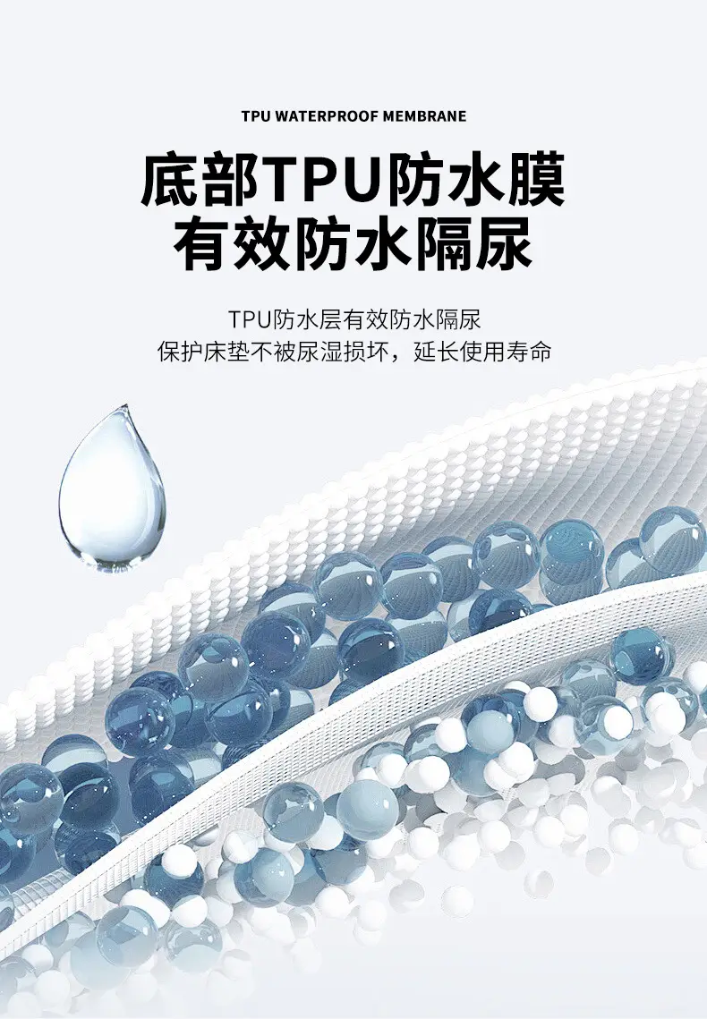 Waterproof Dirt-Proof Bed Sheet Cover Single Piece 2025 New Anti-Slip All-Inclusive Bed Cover Kidsren's Simmons Mattress Protector Cover — feature 4
