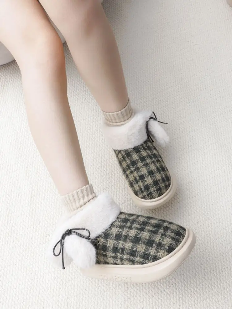 Women Winter Plush Warm Bag Heel Shoes — feature 6