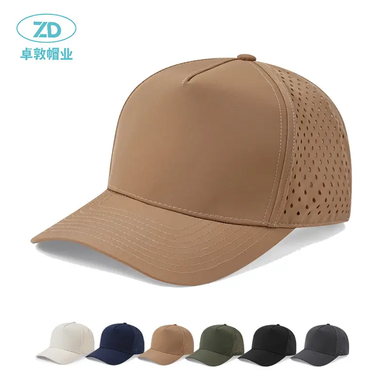 Men's Blue Perforated Truck Cap Summer - Image 7