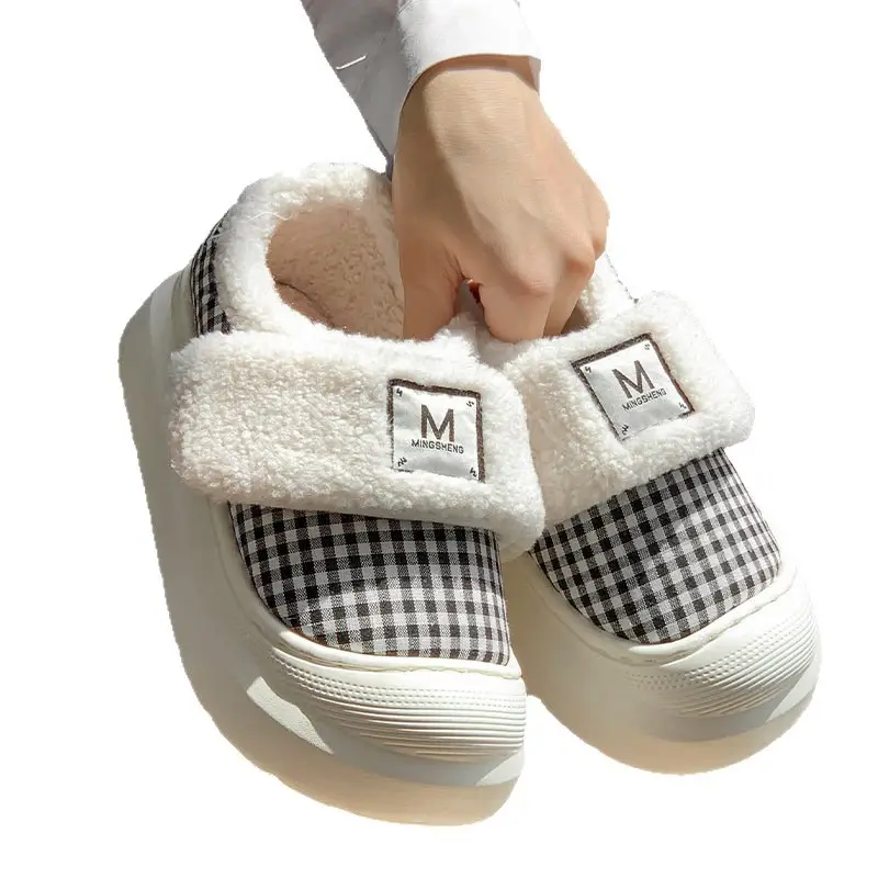 2025 Winter Women's Warm Mesh Slippers with Velcro - Image 7