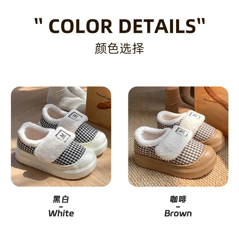 2025 Winter Women's Warm Mesh Slippers with Velcro — feature 5