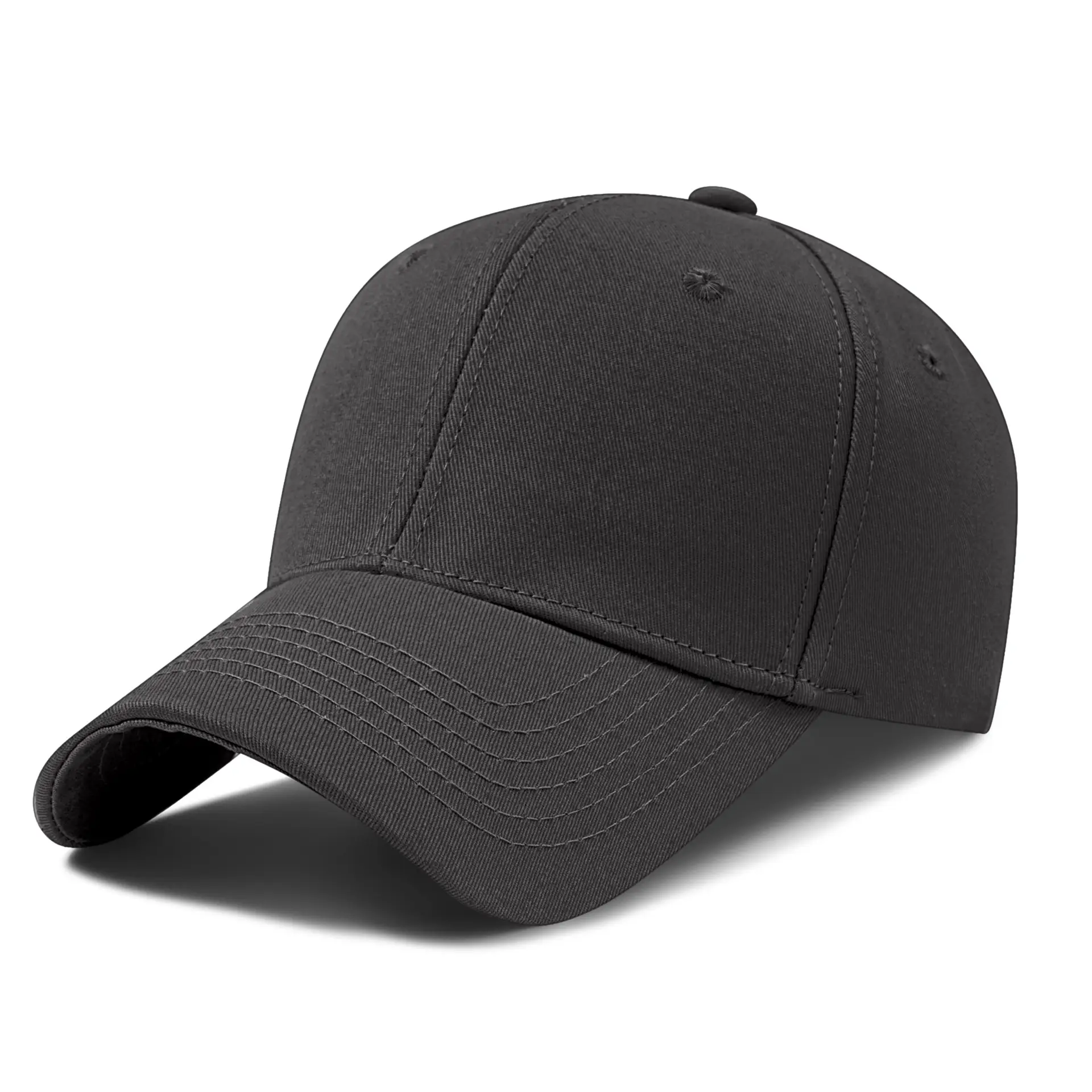 Men Tan Cotton Baseball Cap with Logo - Image 10