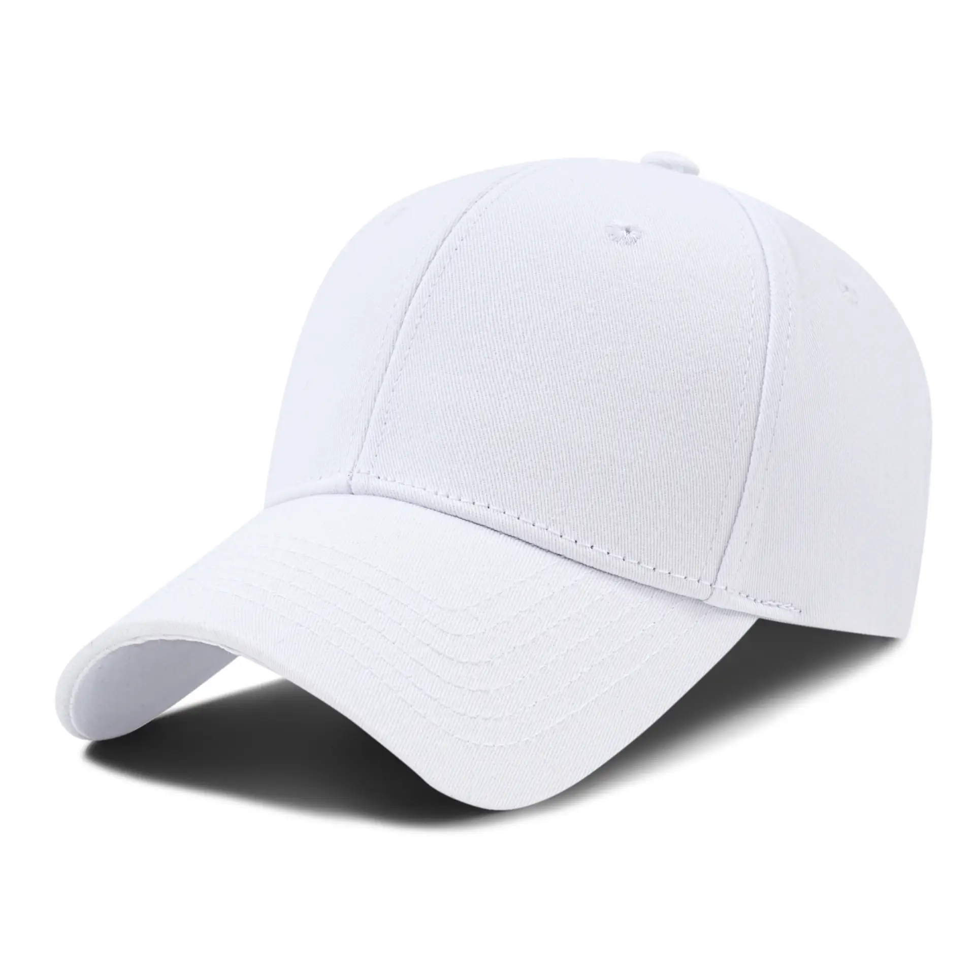 Men Tan Cotton Baseball Cap with Logo - Image 4