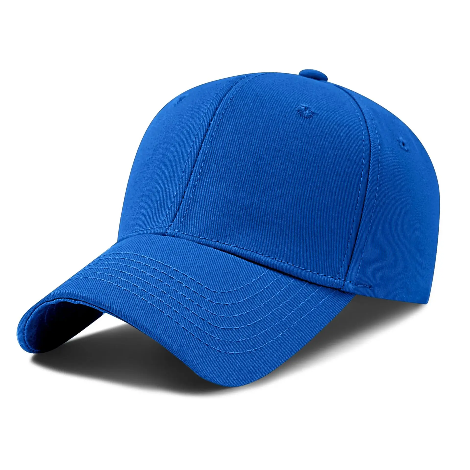 Men Tan Cotton Baseball Cap with Logo - Image 5