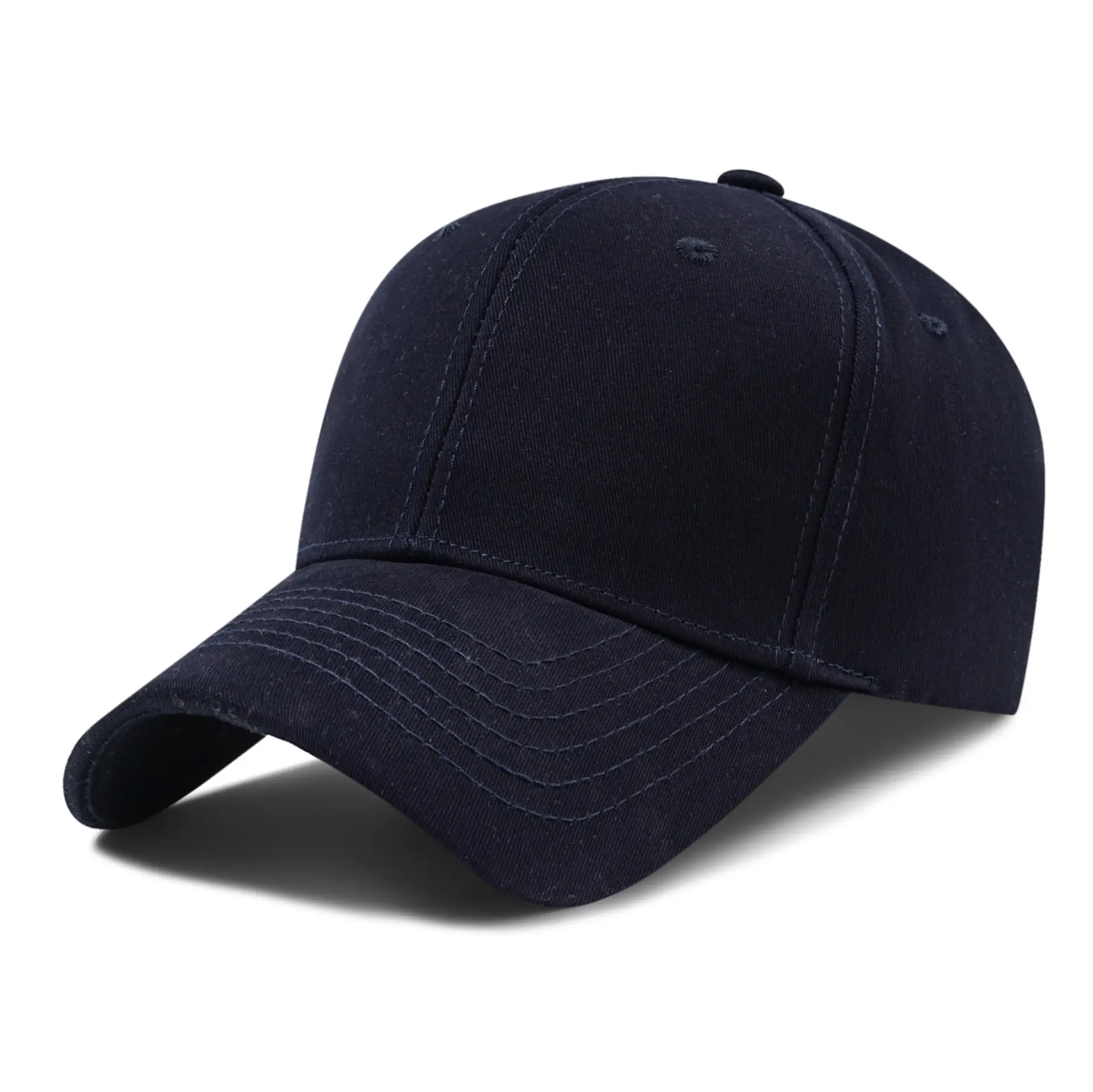 Men Tan Cotton Baseball Cap with Logo - Image 6