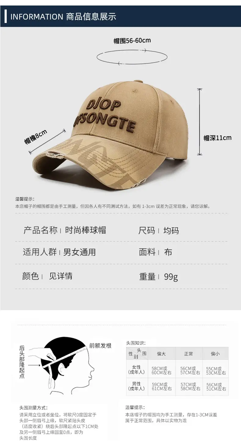 Men Distressed Maroon Cap Drop Songté Embroidery — feature 6