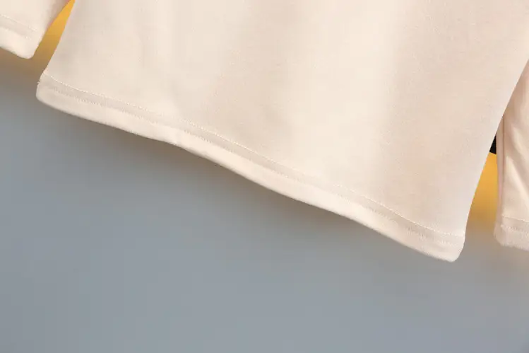 Boys Thermal Base Layer Shirt White Brown Long Sleeve — feature 10