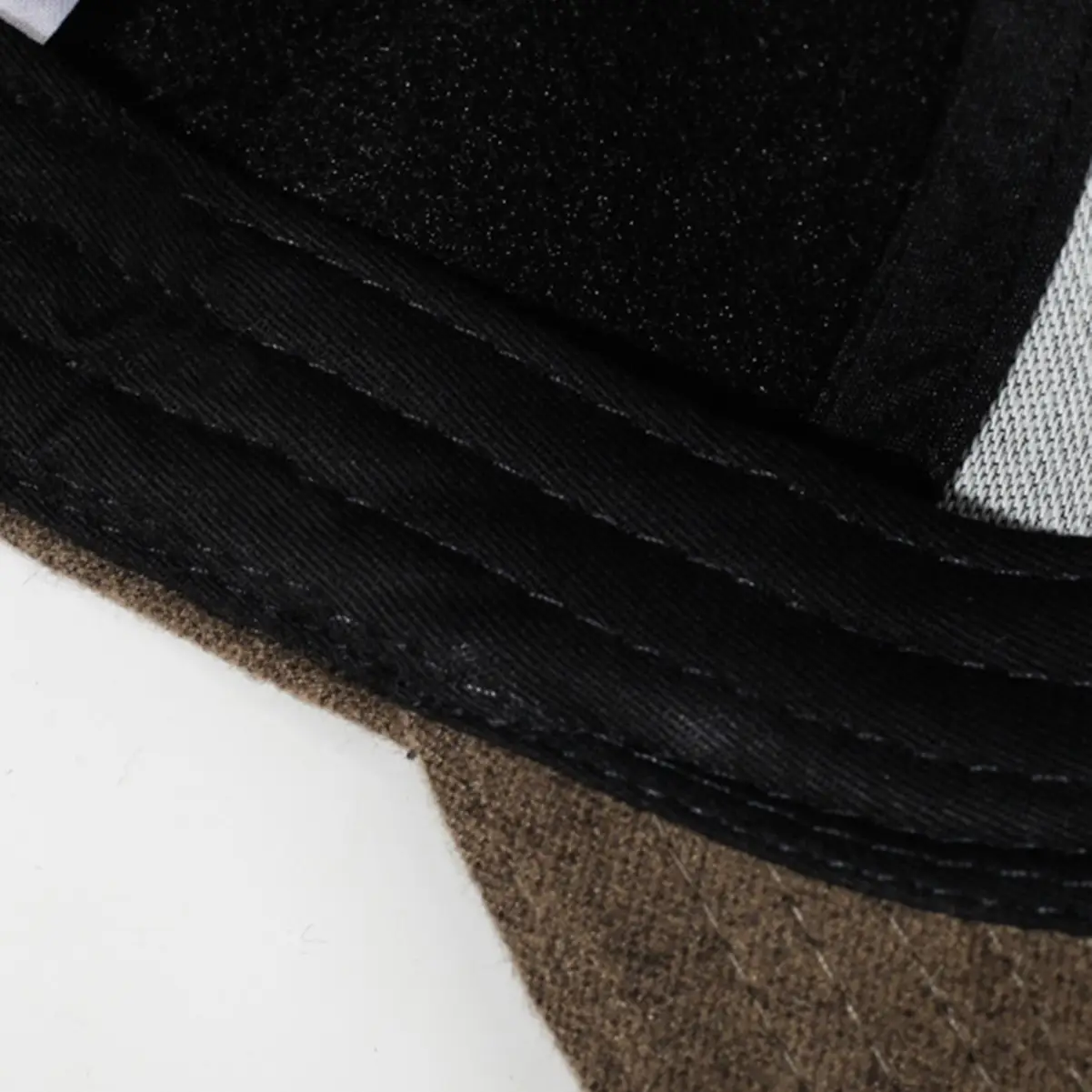 Women Wool Baseball Cap Brown Wide Brim - Image 9
