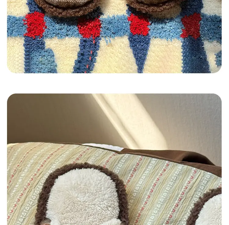 Christmas Tree Cotton Slippers Autumn and Winter Cartoon Cute Indoor Home Non-Slip Furry Slippers Winter Floor Cotton Slippers for Women — feature 18