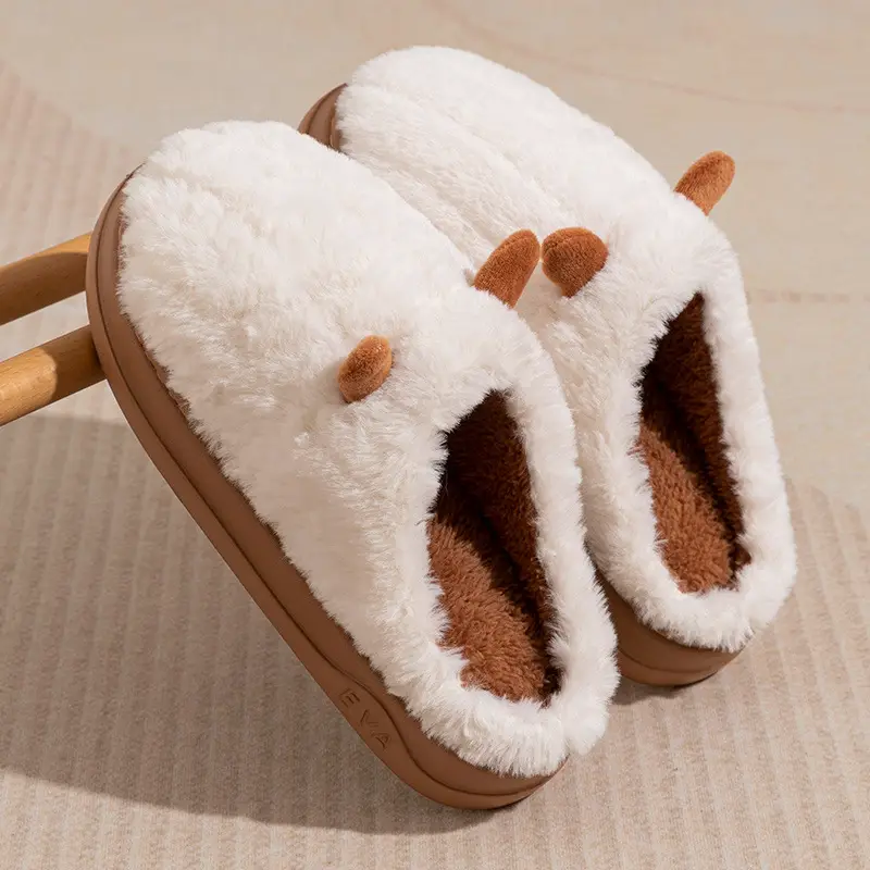 Women Winter Furry Fleece Slippers Buy One Get One Free — feature 1