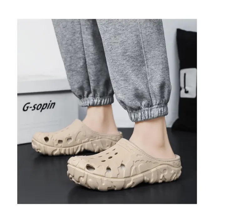 Cross-Border Large Size Cotton Slippers for Men in Winter Indoor Non-Slip Warm Clogs Shoes Outdoor Fleece-Lined Thickeneded Furry Slippers — feature 14