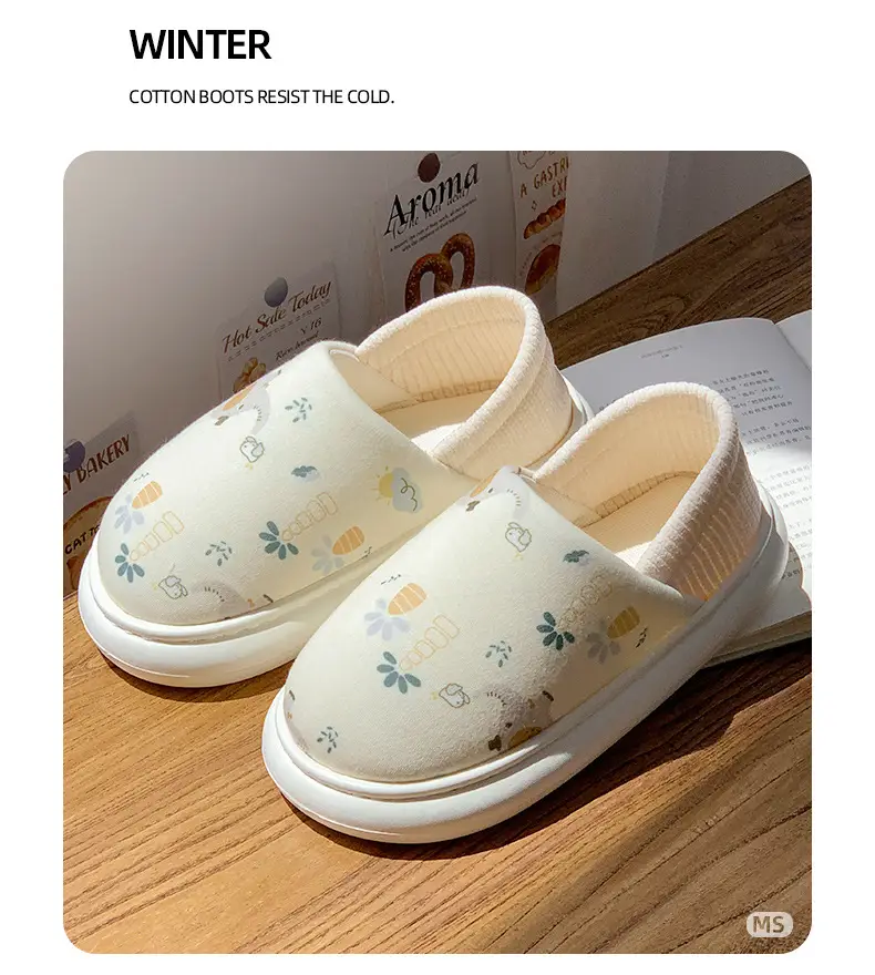 2025 Winter Cotton Slippers Women Warm Non-Slip Fleece Lined — feature 14