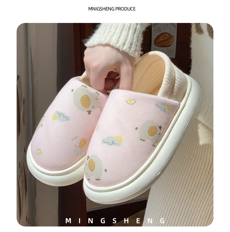 2025 Winter Cotton Slippers Women Warm Non-Slip Fleece Lined — feature 9
