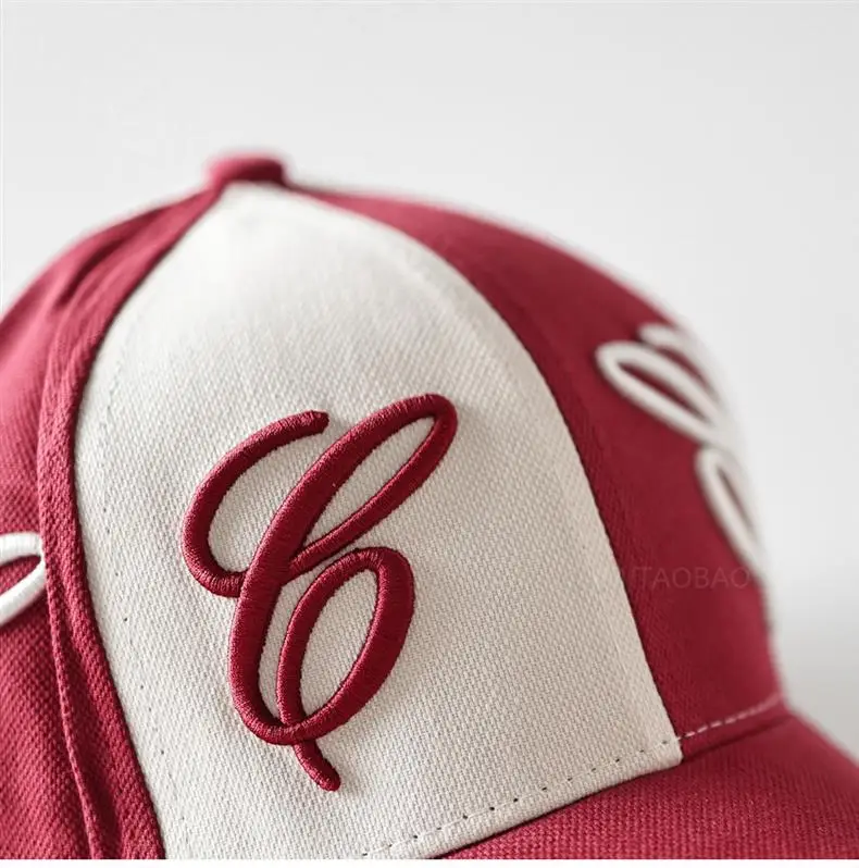 3D Embroidered Baseball Cap for Men Women Beige White — feature 14
