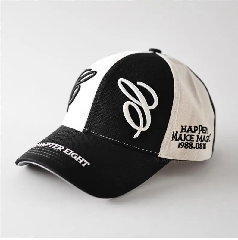 3D Embroidered Baseball Cap for Men Women Beige White — feature 4