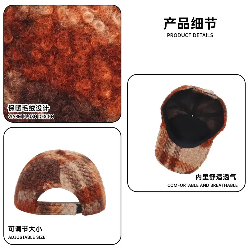 British Style Plaid Newsboy Cap for Women Autumn Winter - Image 7