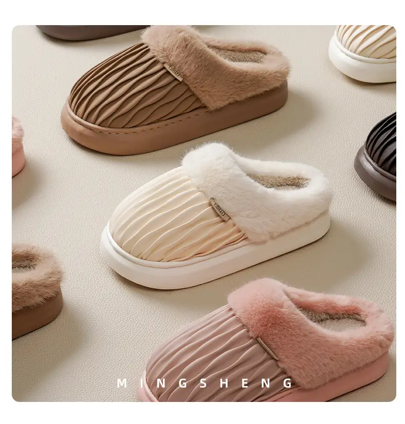 2025 Winter Cotton Slippers Warm Thickened Men Women — feature 13