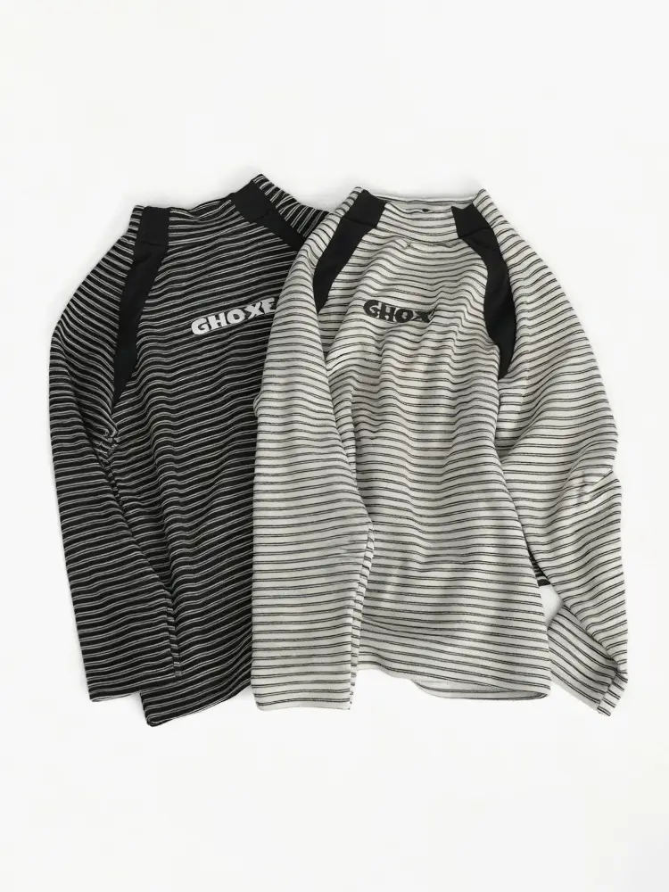 Boys Striped Long Sleeve T-Shirt Autumn Winter 2025