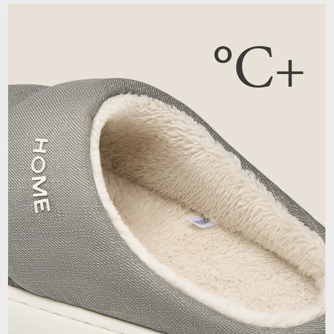 Cotton Slippers Men's Winter 2025 New Indoor Home Graphene Warm Antibacterial Slippers Comfortable Men's Autumn and Winter — feature 14