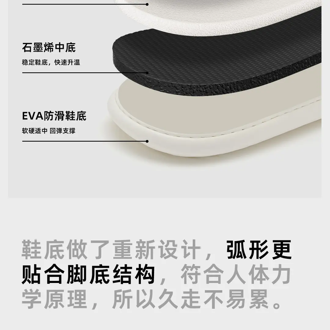 Cotton Slippers Men's Winter 2025 New Indoor Home Graphene Warm Antibacterial Slippers Comfortable Men's Autumn and Winter — feature 18