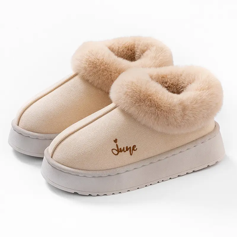 Women's Cotton Slippers with Heel Cover, Winter 2026 New Model, Indoor Home Use, Thick-Soled, Non-Slip, Outdoor Snow Boots for Women - Image 11