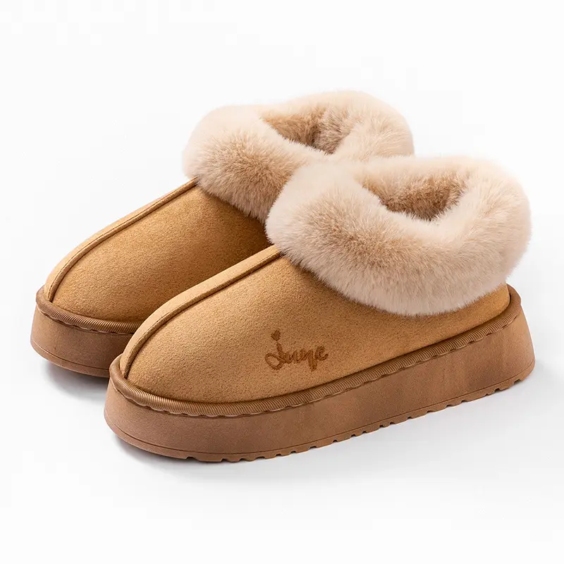 Women's Cotton Slippers with Heel Cover, Winter 2026 New Model, Indoor Home Use, Thick-Soled, Non-Slip, Outdoor Snow Boots for Women - Image 12