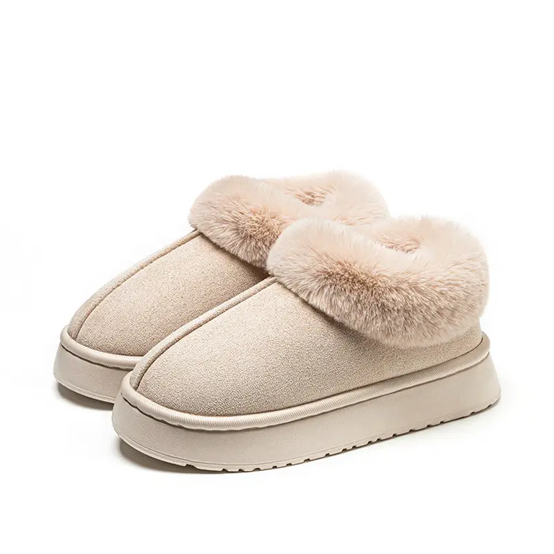Women's Cotton Slippers with Heel Cover, Winter 2026 New Model, Indoor Home Use, Thick-Soled, Non-Slip, Outdoor Snow Boots for Women - Image 15