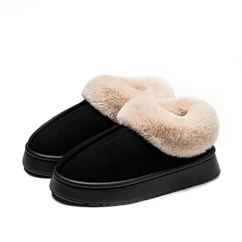 Women's Cotton Slippers with Heel Cover, Winter 2026 New Model, Indoor Home Use, Thick-Soled, Non-Slip, Outdoor Snow Boots for Women - Image 17