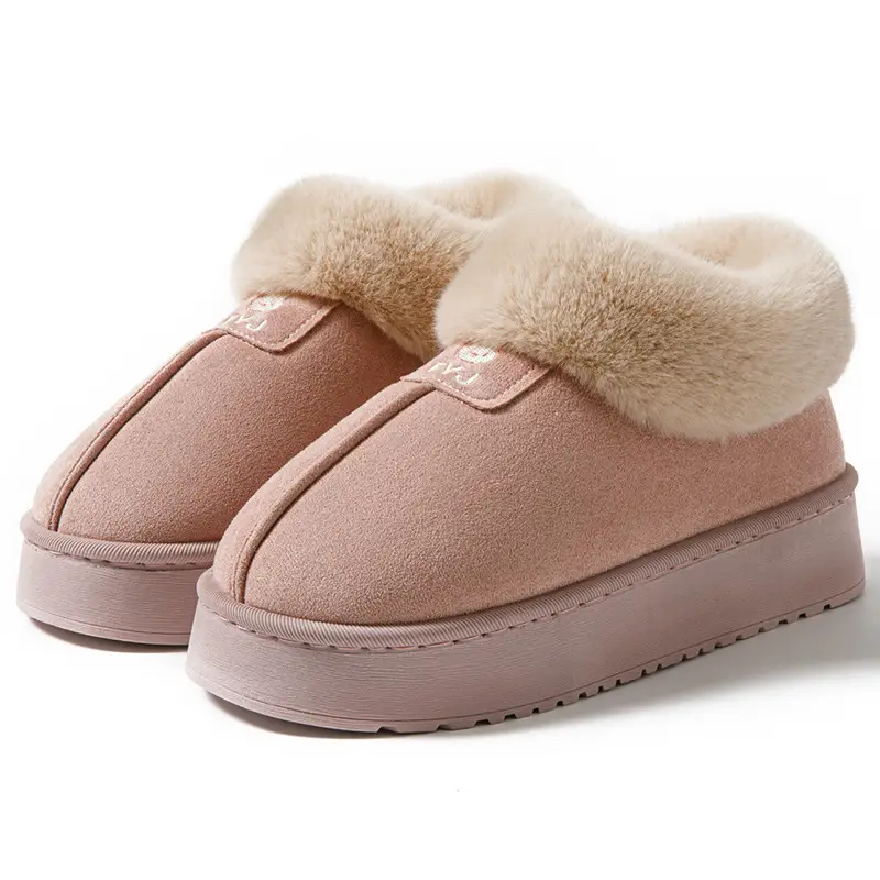 Women's Cotton Slippers with Heel Cover, Winter 2026 New Model, Indoor Home Use, Thick-Soled, Non-Slip, Outdoor Snow Boots for Women - Image 2