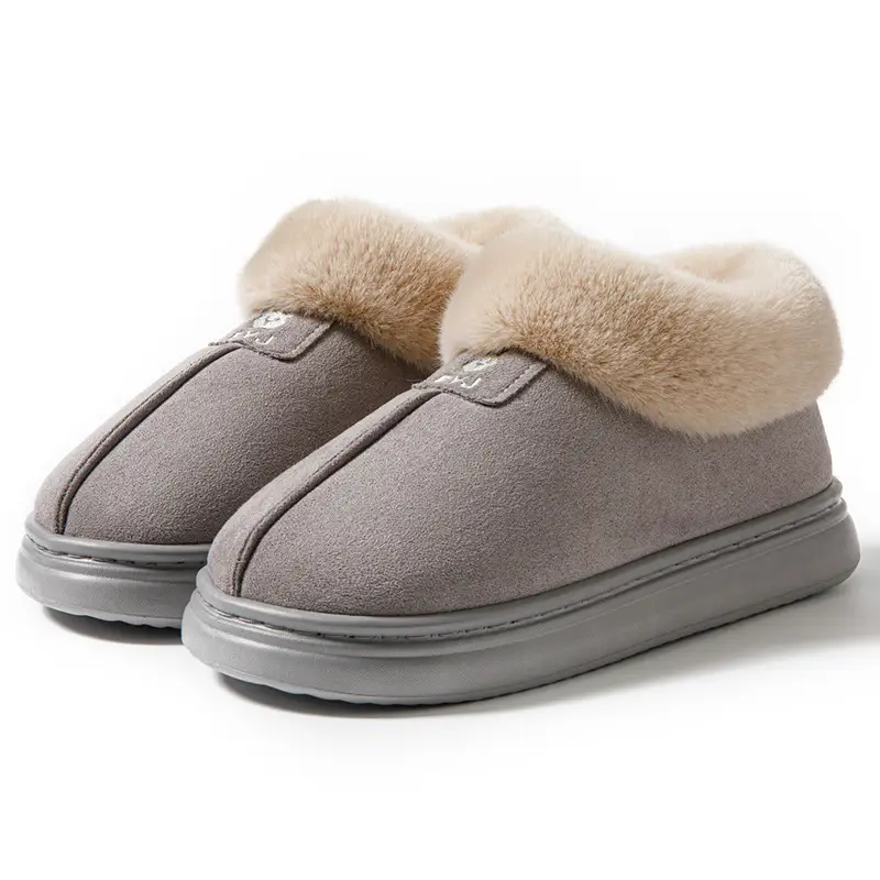 Women's Cotton Slippers with Heel Cover, Winter 2026 New Model, Indoor Home Use, Thick-Soled, Non-Slip, Outdoor Snow Boots for Women - Image 4