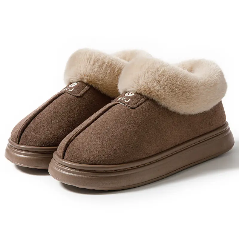 Women's Cotton Slippers with Heel Cover, Winter 2026 New Model, Indoor Home Use, Thick-Soled, Non-Slip, Outdoor Snow Boots for Women - Image 5