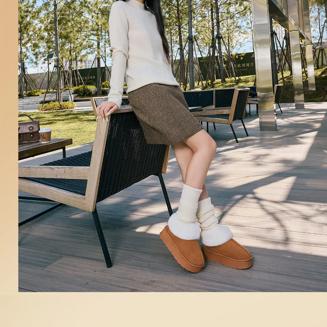 Winter Thick-Soled Cotton Slippers for Women, Fashionable and Versatile, Fleece-Lined, Thickeneded, Warm and Non-Shedding Snow Cotton Shoes — feature 16