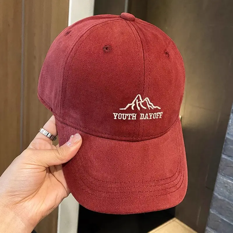 Women Embroidered Wide Brim Hat 2025 New Summer Baseball Cap - Image 2