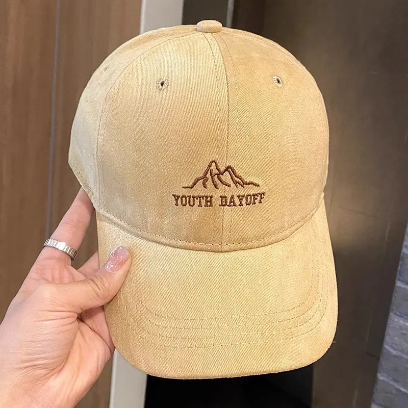 Women Embroidered Wide Brim Hat 2025 New Summer Baseball Cap - Image 3