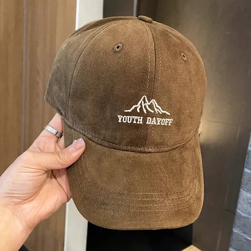 Women Embroidered Wide Brim Hat 2025 New Summer Baseball Cap - Image 4