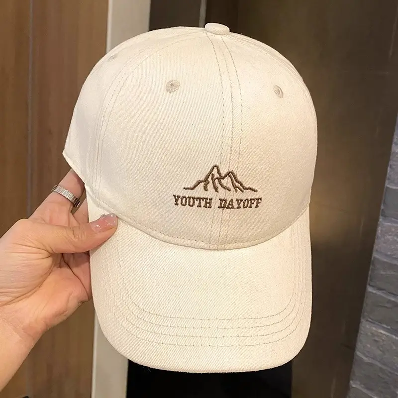 Women Embroidered Wide Brim Hat 2025 New Summer Baseball Cap - Image 6